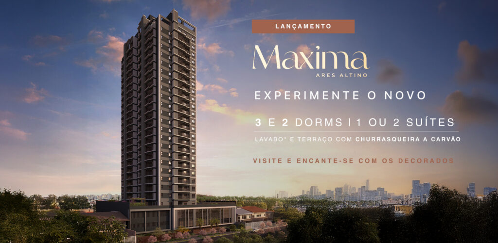Máxima Ares Altino | 2 e 3 dorms | Osasco | a partir de 577.000,00