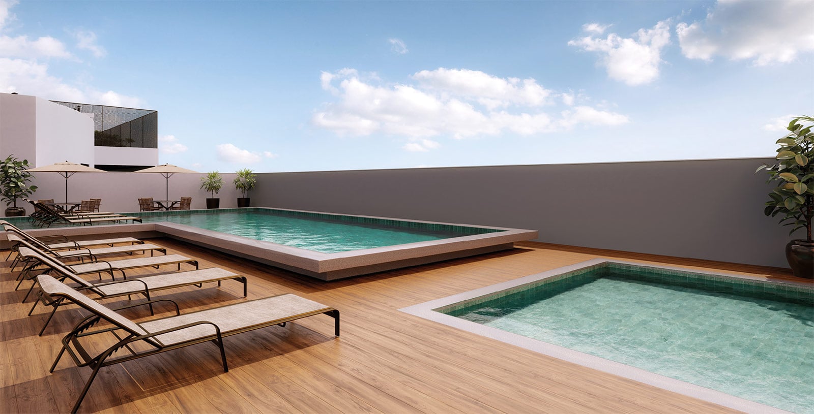 PISCINAS ADULTO E INFANTIL